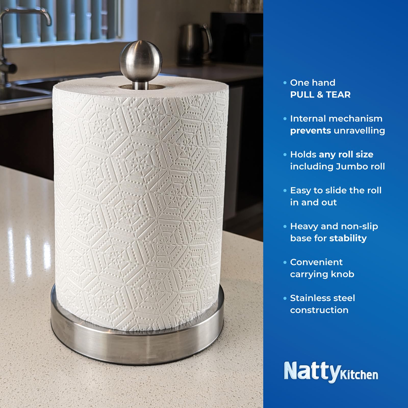 NattyKitchen Paper Towel Holder