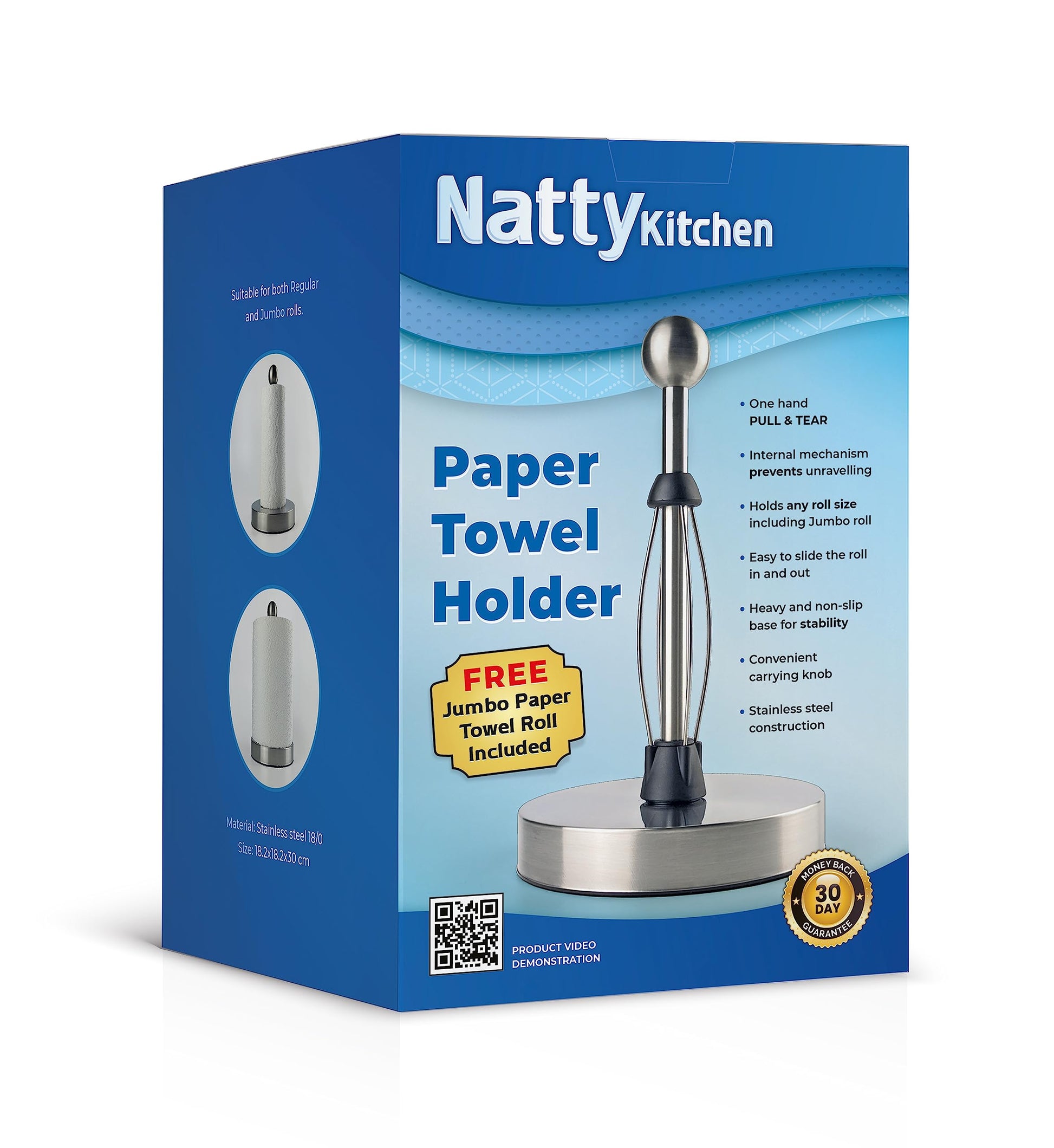 NattyKitchen Paper Towel Holder